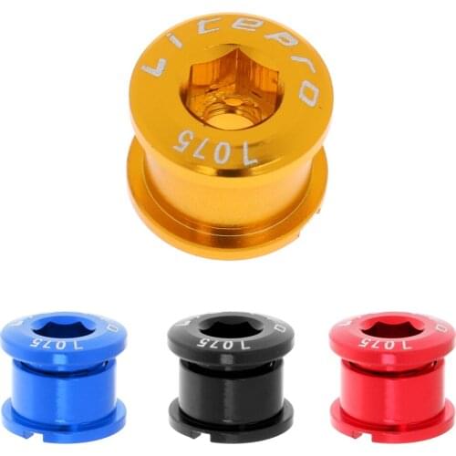 Bike Center Screw AL7075 Bike Chainwheel Bolt MTB Road Bicycle Crank Arm Bolt Single Chain Wheel Crankset Fixing Crank Arm Screw