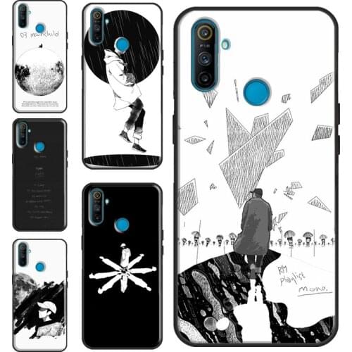 Rm Mono Reflection Cover For OnePlus 9R 8T Nord 7 8 9 Pro Case For Realme 8 Pro 6 7 Q3 C3 C11 C21 C15 GT Neo