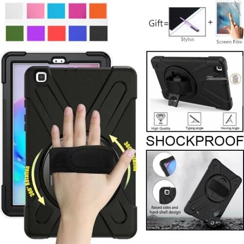 Case For samsung Galaxy Tab A 8.0 2019 SM-T290 SM-T295 T290 T295 T297 Cover Funda Shockproof Heavy Duty Case With Hand Straps