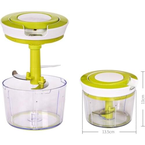 Vegetables Grinder Shredder Cutter Meat Mincer Fruit Squeezer Multi-functional Hand-pull Kitchen Set Food Machine Pulling Type