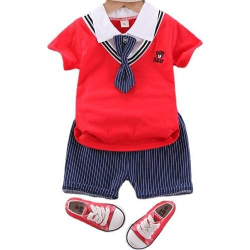 New Summer Baby Boys Clothes Suit Children Girls Casual T-Shirt Shorts 2Pcs/Sets Toddler Fashion Costume Outfits Kids Tracksuits