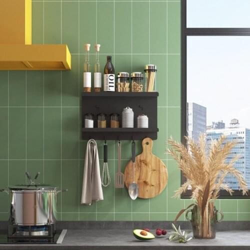 Kitchen Organizer Wall Shelf Kitchen Storage Wall Storage Shelf for Spice Jar Rack Cabinet Shelves Kitchen Gadgets Supplies