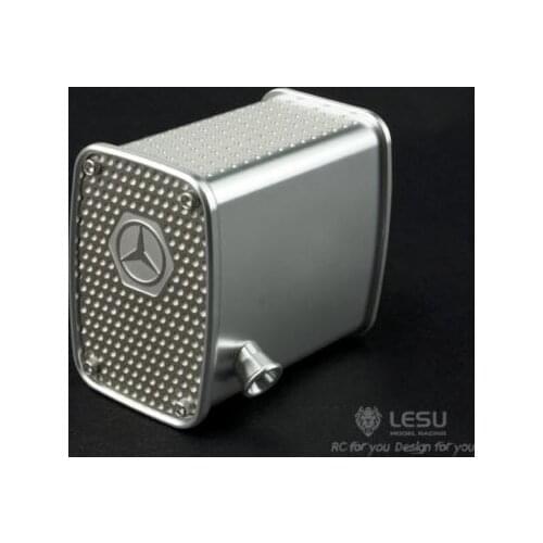 LESU Exhaust Tank Metal Box Part For DIY 1/14 Tamiya Benz RC Tractors Car TH02326
