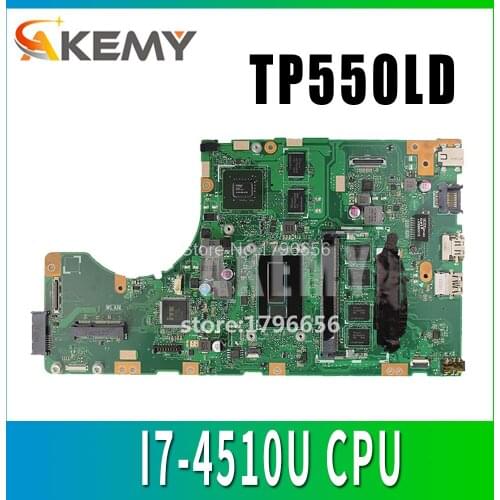 Motherboard For ASUS TP550 TP550L TP550LJ TP550LN TP550LD GT820M/2GB I7-4510U CPU-4G RAM Notebook mainboard