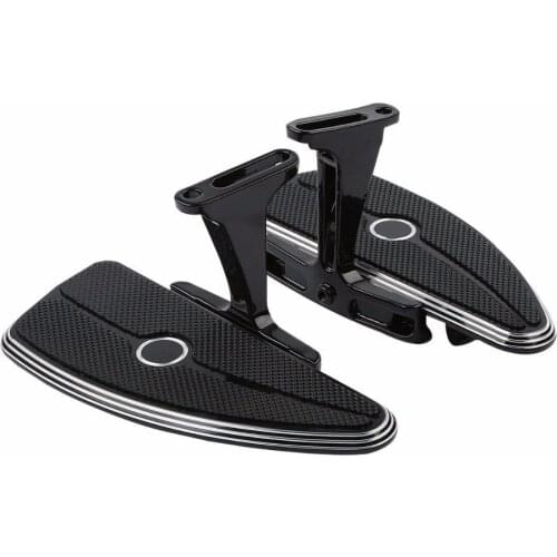 Motorcycle Shield Passenger Footboard with Mounting For Harley Electra Road Street Glide Trike