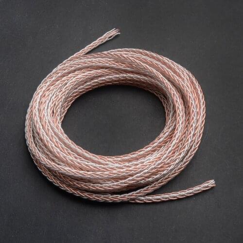 OKCSC 5m 152 Core Hifi DIY Audio Wire Copper and Silver For Headphone Replace Repair Replacement Cable Upgrade Cables