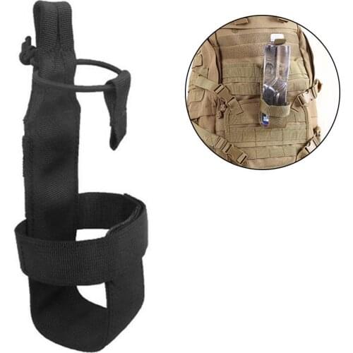 Outdoor Simple Minimalist Water Bottle Holder Belt Set Nylon Bottle Carrier Tactical Water Bottle Pouch Molle Belt Kettle Holder