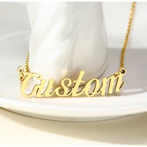 Custom Name Necklace Personalized Name Choker Necklace Any Name Jewelry Gift for Her Mothers Day Birthday Gift