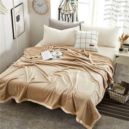 Hap-deer Thicken Flannel Coral Fleece blankets for beds Super Soft Coverlet Sofa Cover cobertor Winter Warm Sheets manta