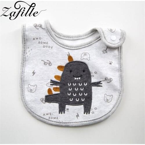 ZAFILLE 2020 Baby Boy Burp Cloth Print Infant Baby Accessories Waterproof Baby Bibs Newborn Baberos Baby Cotton Baby Stuff Bibs