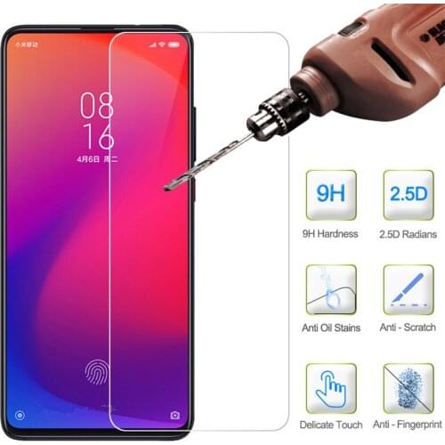 2 piece Screen Protector for Xiaomi Redmi K20 Pro K20 Tempered Glass Phone Protective Film for Xiaomi mi 9T 9T Pro