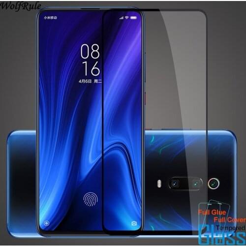 2Pcs For Glass Xiaomi Redmi K20 Pro Screen Protector Full Glue Cover Tempered Glass For Xiaomi Redmi K20 Pro Glass Phone Film