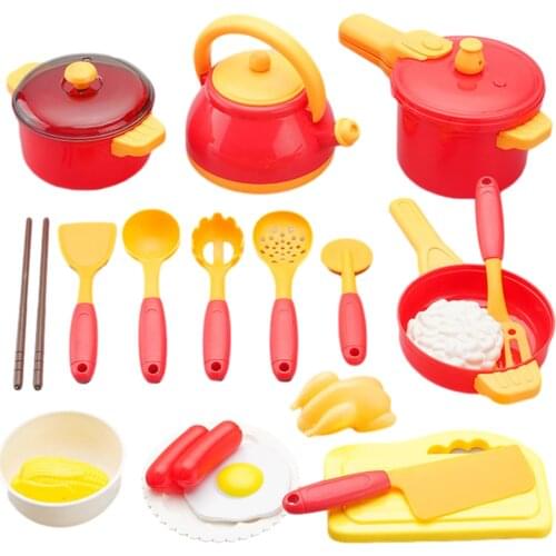 20/53pcs Kids Kitchen Pretend Play Toys Cooking Playset Garbage Classification Toy Set Holiday Gift For Children