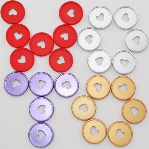 20pcs New Pattern Matte Planner Binder Discs Notebook Binder Ring Mushroom Disc Binding Planner Binding Buckle Office Supplies