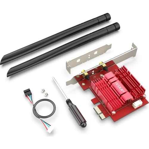 3000Mbps PCI-E Wireless WiFi Adapter Intel AX200 Wifi 6 Bluetooth 5.1 Dual Band 2.4/5Ghz Network Card for Desktop Windows 10