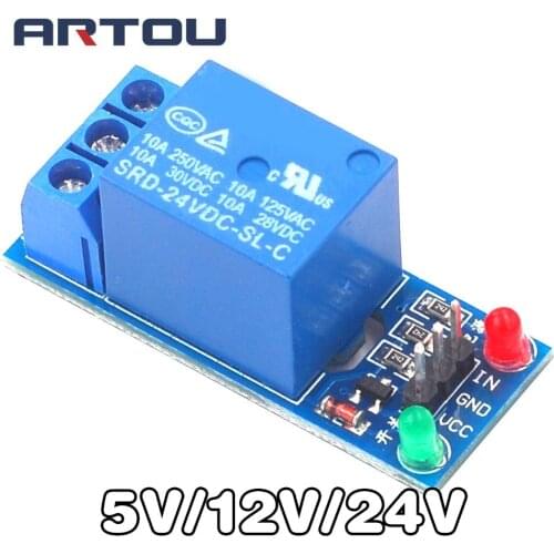 5V 12V 24V low level trigger One 1 Channel Relay Module interface Board Shield For PIC AVR DSP ARM MCU Arduino