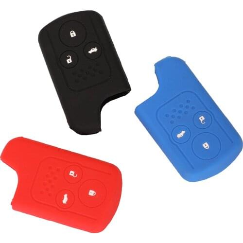 50pcs Silicone Car Key Cover Case For Honda CRV Accord Odeysey Crosstour Fit Jazz City Civic JADE Crider Spirior Ciimo Elysion