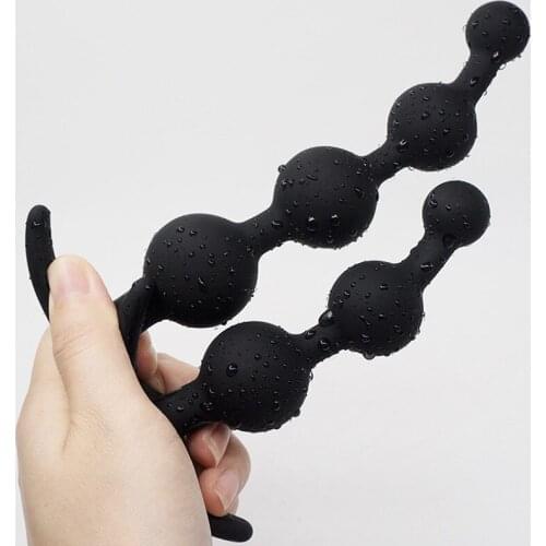 Anal Plug Close-fitting Prostate Massage Bead Single for Adult Anal Play Anal Stimulator Butt Plug Sex Toy for Men Women Couples