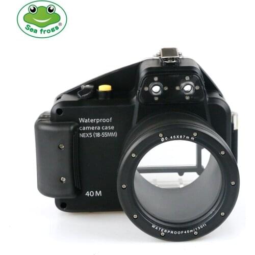 Scuba Diving Underwater 40m Shooting Case for Sony NEX5 18-55mm Camera Waterproof Housing Cover Camera Bag Essential Accessori