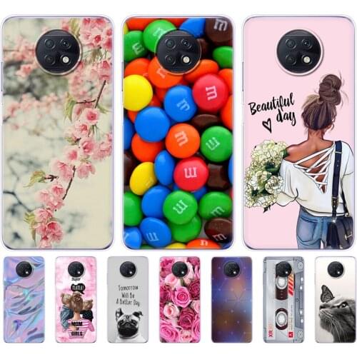 For Xiaomi Redmi Note 9T phone back Case Silicon Soft Tpu cover For Redmi Note 9 T 6.53 inch Note9T bumper protective Etui Funda