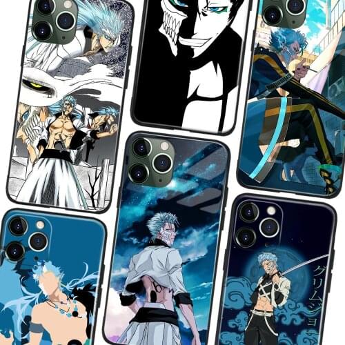 Grimmjow Jaegerjaquez Bleach Anime Phone Case For IPhone 11 12 Mini Pro XS Max 6s X XR 6 7 8 Plus SE Soft TPU Glass Cover