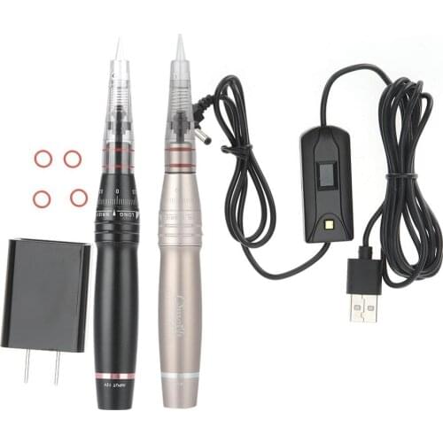 Electric Microblading Eyebrow Pencil Eyebrow Lip Semi-permanent Makeup Tattoo Beauty Hemp Needle United States Plug 100-240V New