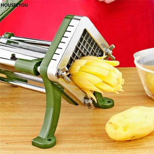 French Fry Potato Heavy Duty Fries Maker Vegetable Cutter Professional Grade Commercial Slicer Maker Potato Kitchen Cooking Tool