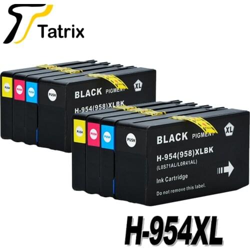 2Set New For HP954 HP954XL Full Ink Cartridge BK/C/M/Y For HP OfficeJet Pro 7740 8210 8710 8715 8716 8720 8725 8730 8740 Printer