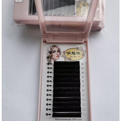 Makeup Eyelash Extension Bloom Auto Fans Lashes Extension For Professionals Volume Lashes High Quality Natural Camellia Beauty