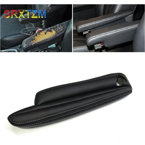 For Land Rover Freelander 2 2007-2015 Microfiber Leather Driver Passenger Side Seat Armrest Handle Decor Cover Protection Trim