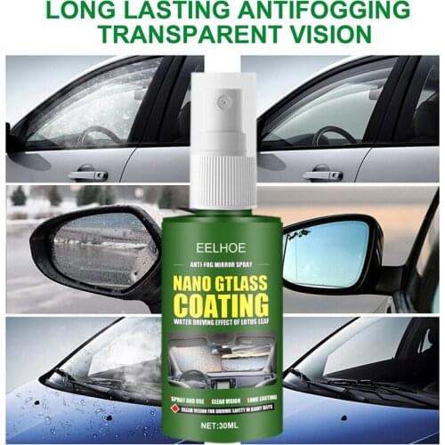 30ml Car Auto Windshield Glass Hydrophobicity Coating Car Side Windows Anti-fog Coating Liquid Rainproof Nano Spray Wholesale
