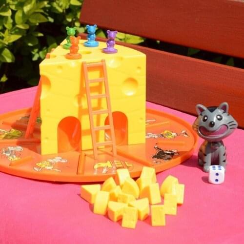 Cat and Mouse Cake Cheese Early Education Educational Toys Boys and Girls Toys Gifts Parent-child Interactive Board Games