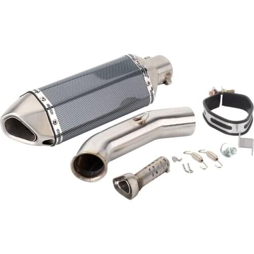 RC 125 Motorcycle For KTM RC125 2017 2018 2019 Motorcycle Exhaust Pipe And Link Pipe Full System RC 125