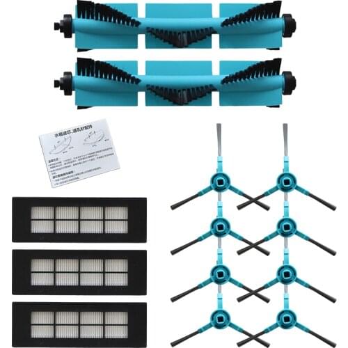 Roller Brush Hepa Filter Side Brush Water Tank Filter for Cecotec Conga 3090 Series Vacuum Cleaner Parts Mop Pad Cloth Accessori