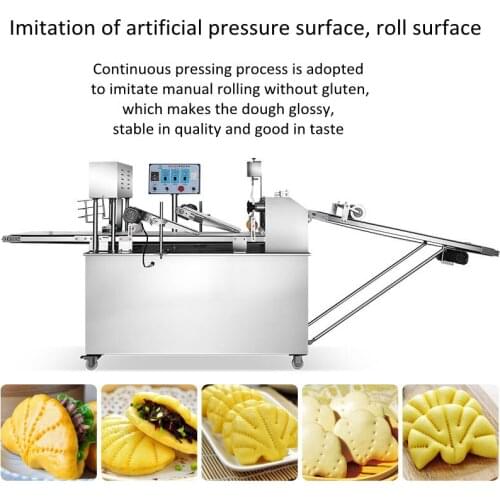 Shaanxi Sauce Bean Curd Buns Rougamo Machine Manufacturers Supply Automatic Baijimo Lotus Leaf Clamping Machine