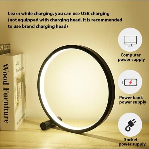 Modern Minimalist LED Table Lamp for Bedroom Bedside Acrylic Desk Lamp Reading Light Night Light Home Lighting