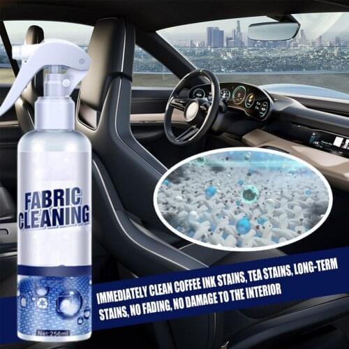 Car Interior Cleaner Agent Roof Fabric Flannel Leather Seat Car Seat Cleaning Wax Cleaner Coating Polishing Spraying Wax Leather