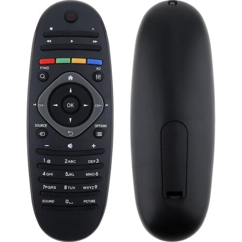 1PC Universal Philips TV Remote Control Smart Digital Replacement Remote Controller Support 2 x AAA Batteries for Philips TV/DVD