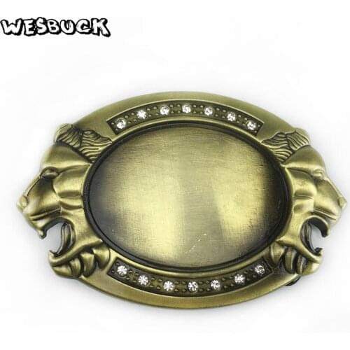 WesBuck Brand Belt Buckle New Style High Quality Round Fashion Belt Buckle Jeans Accessories Gift