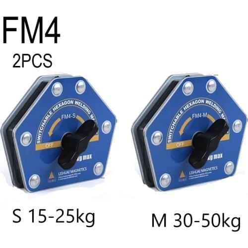 2pcs Switchable Arrow Welding Magnet On/Off Switch Arrow Magnetic Welding Holder Fixer Positioner Auxiliary Locator Tool FM1-4