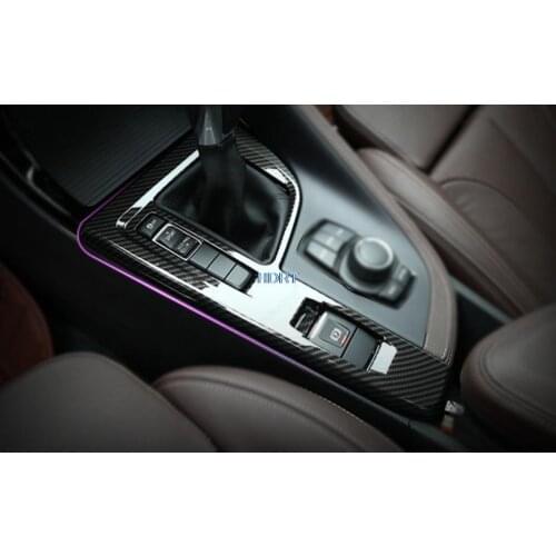 Carbon Fiber Accessories For BMW X2 2018 2019 2020 2021 Loudspeaker/ AC/Door Handle Bowl / Rear Trunk Door Control Cover Trim