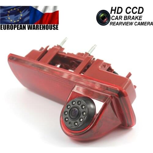 Car Rear View Brake Light Backup Camera for OPEL VAUXHALL VIVARO RENAULT Trafic Auto Parking Reverse Camera 8pcs IR Night Vision