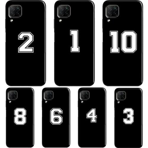 Custom Football Lucky number Case For Huawei P Smart 2019 Nova 5T P30 P40 P20 Pro Mate 10 20 Lite Honor 10i 8A 8X 9X