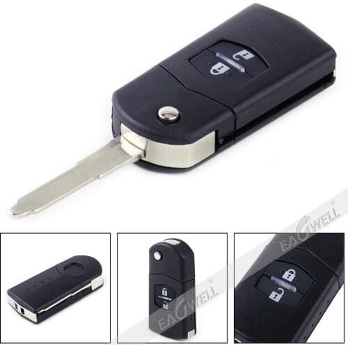 Car Remote Key Fob Case Shell Uncut Blade For Mazda 3 6 2004 2005 2006 20007 2008 2009 2010 2012 2013 for Mazda 5 2012 2013