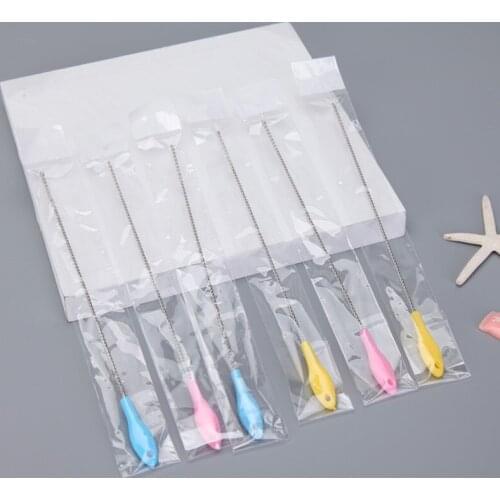 Baby Milk Feeding Bottle Drink Water Cup Straw Washing Brush Cleaner Spiral Soft Hair Cleaning Tool F20173897