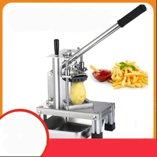 Stainless Steel French Fries Cutting Machine Potato Chips Cutting Machine Potato Slicer Chopper Potato Chips Vegetable Cutter