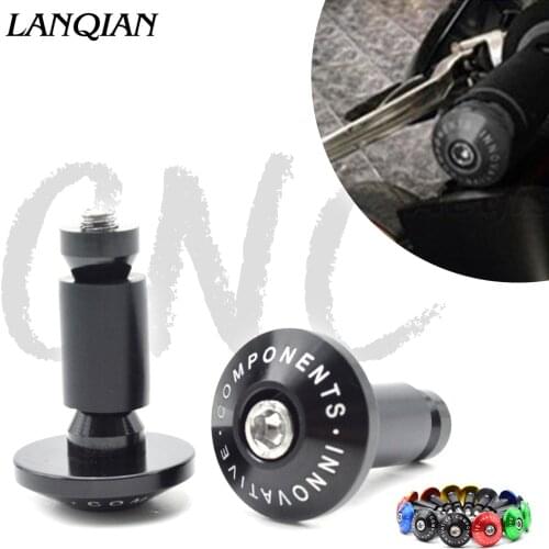 7/8''22 mm CNC motorcycle handlebar cap motocross handle bar grips ends For SUZUKI GSF Bandit 650 650S 1000 1200 1250 SV650