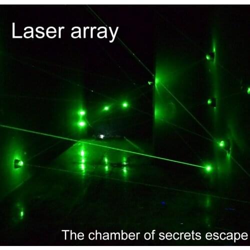 High-quality Real life room escape laser array props laser maze for Chamber of secrets game intresting risking green laser room