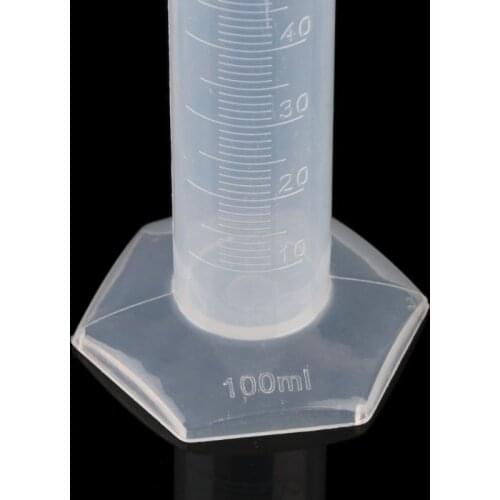 Measuring Cylinder Laboratory Test Graduated Liquid Trial Tube Jar Tool New