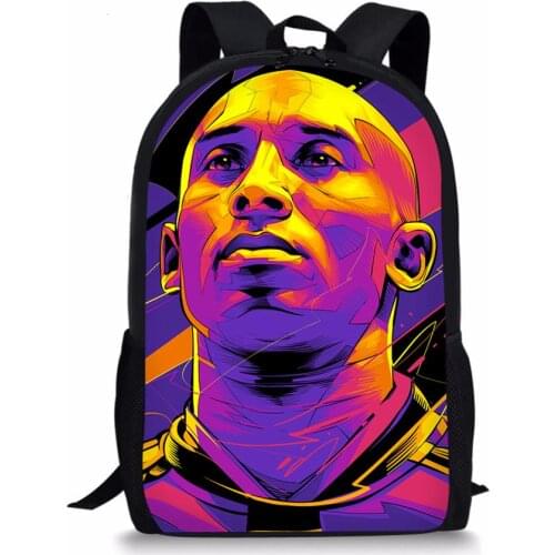 HaoYun Fashion Childrens School Backpack Kobe Bryant Pattern Kids Backpack Cartoon Toddler Boys Girls School Book Bags